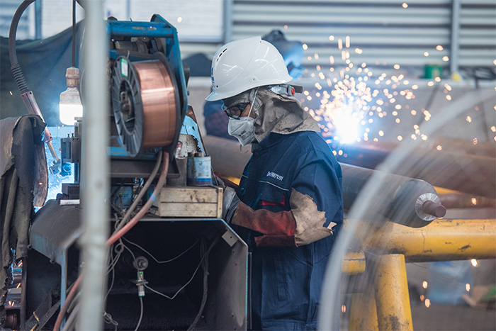 珲春网架焊接车间